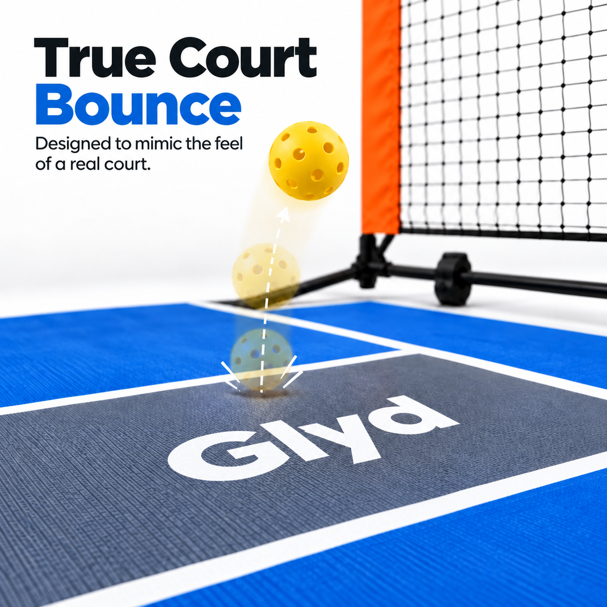 Glyd indoor pickleball set